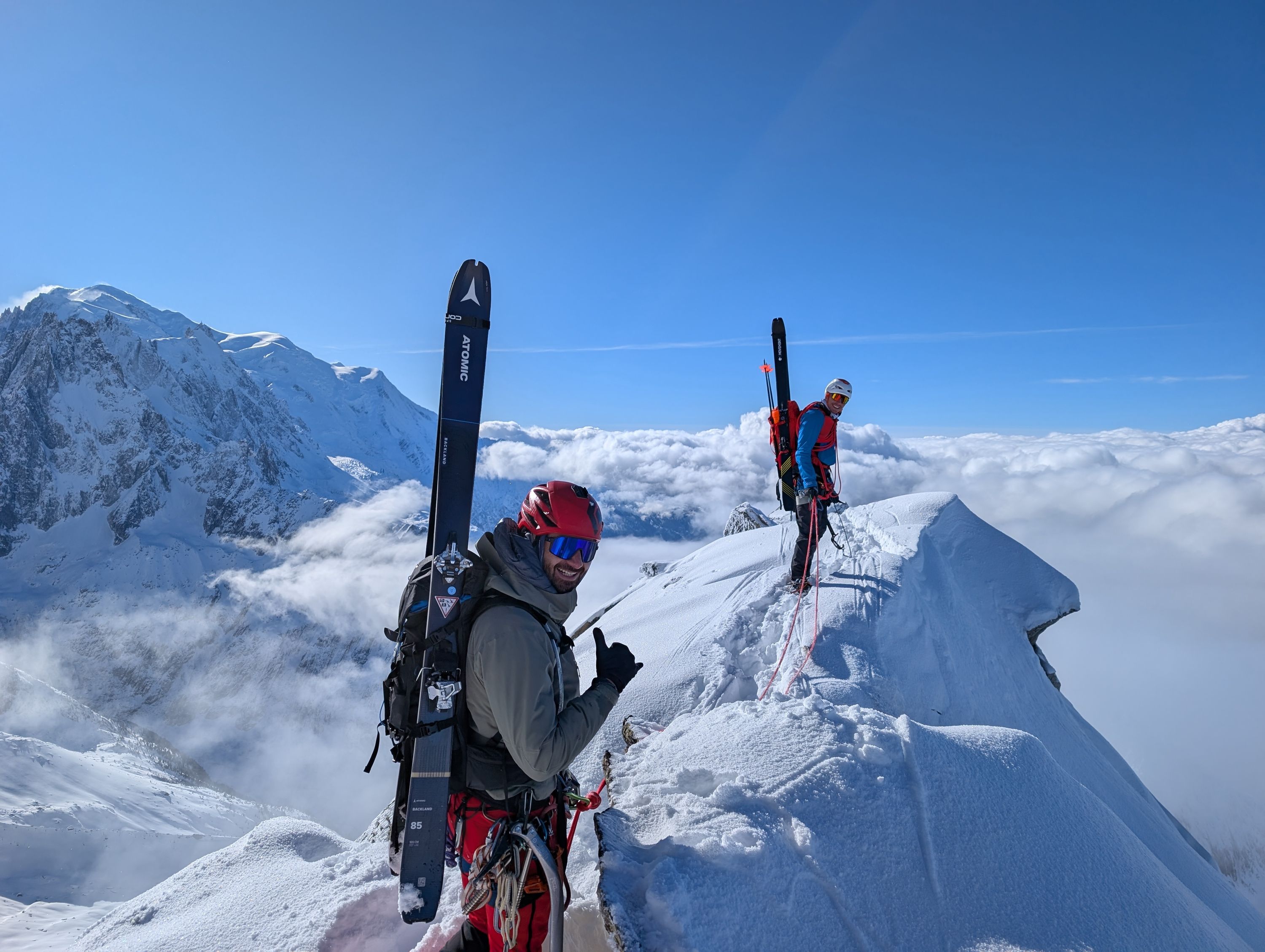Skitourengeher als Beispiel für den Einfluss von Outdoor-Inhalten
