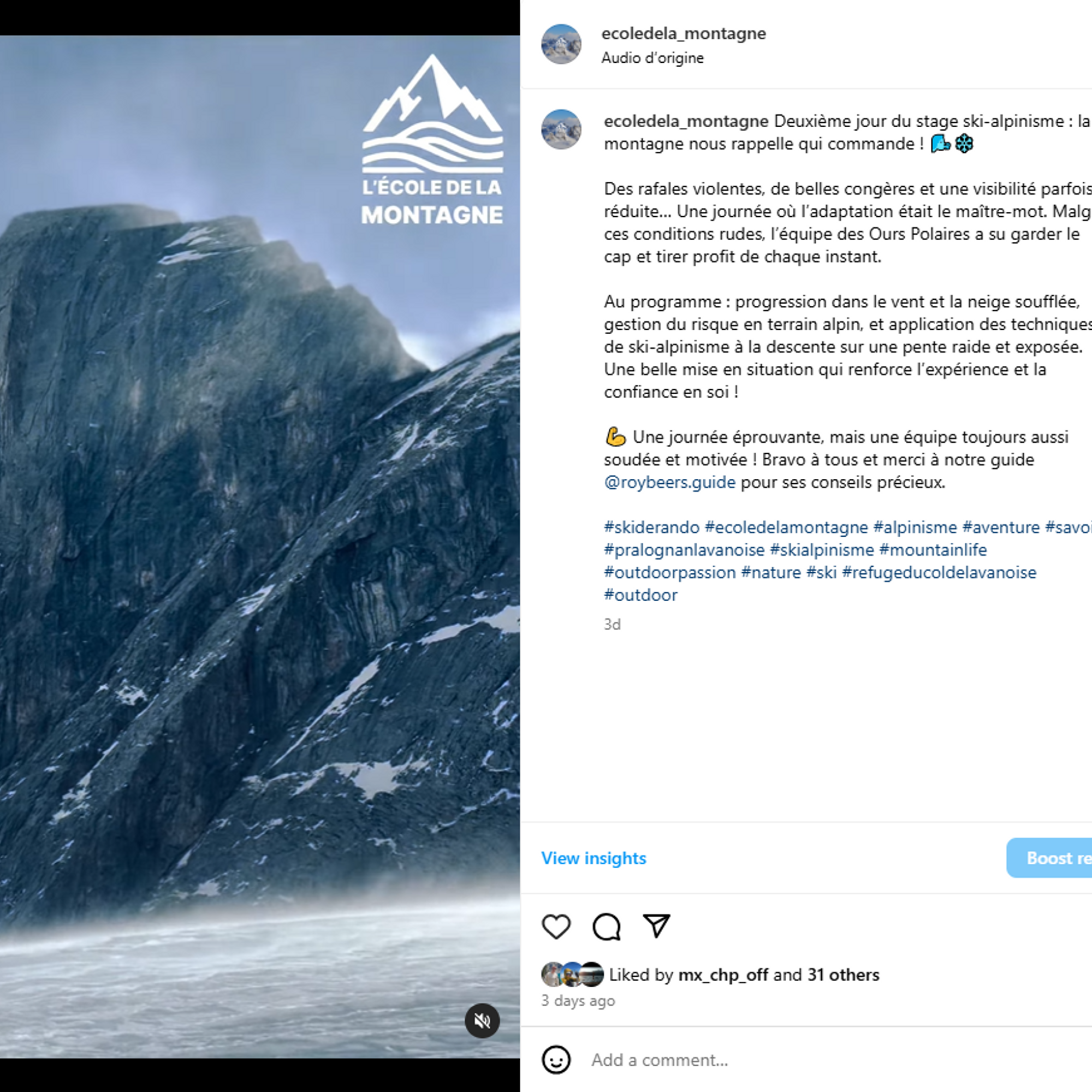 Erfahrungsbericht: Skihochtourenkurs in der Vanoise, Skitourenkohorte 2025 – Bild 18