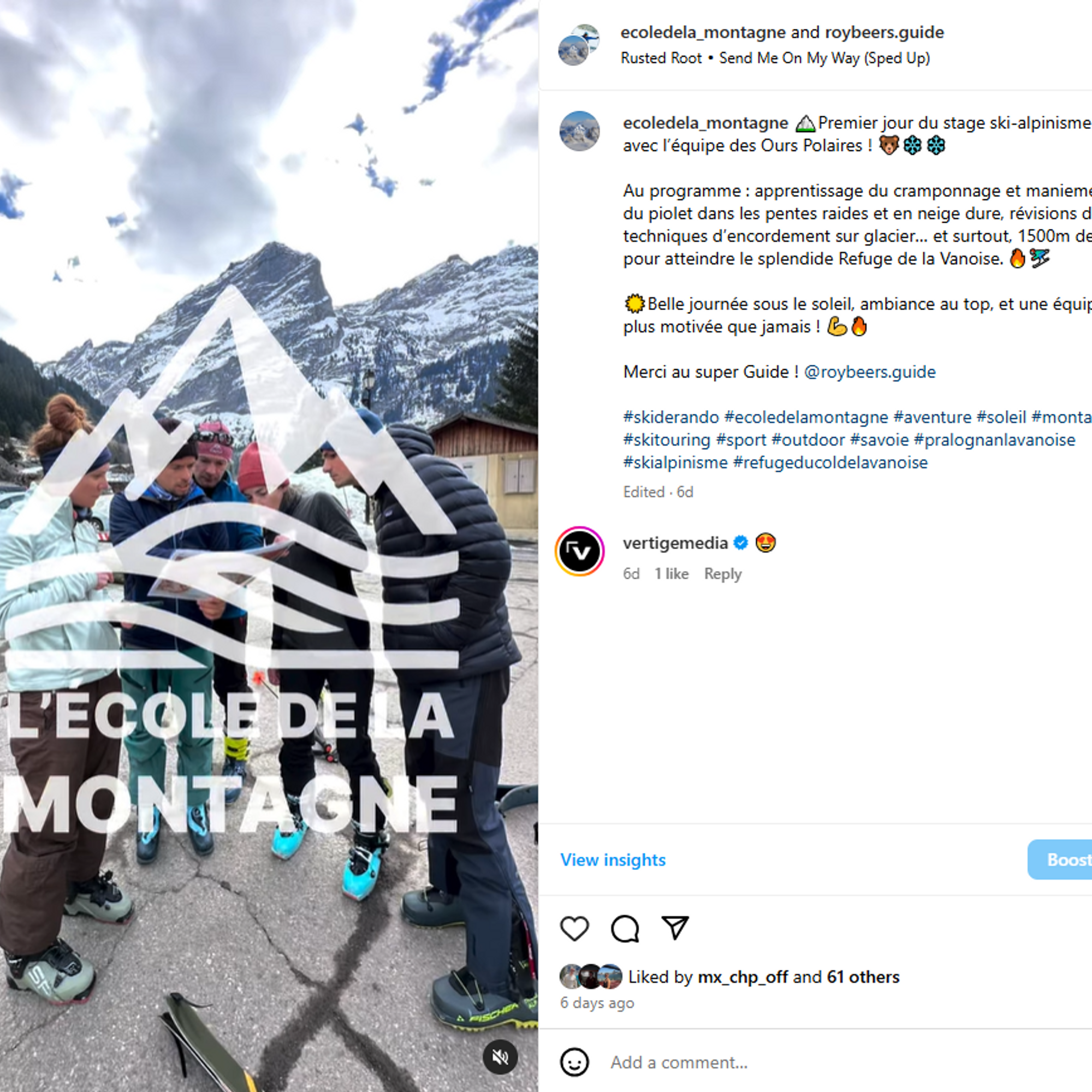 Erfahrungsbericht: Skihochtourenkurs in der Vanoise, Skitourenkohorte 2025 – Bild 19
